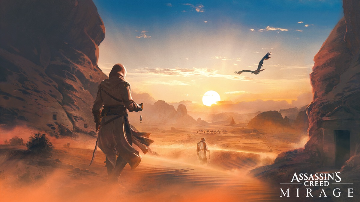 Das Posterdesign für das kommende Assassin's Creed Mirage DLC wurde enthüllt Assassin's Creed Mirage: Ein Blick in die Zukunft mit einem Poster für das neue Add-On