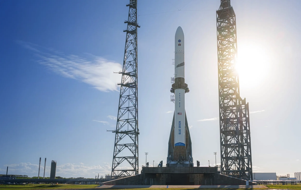 New Glenn: Blue Origins Raumfahrtkraft bereitet sich auf den Start vor