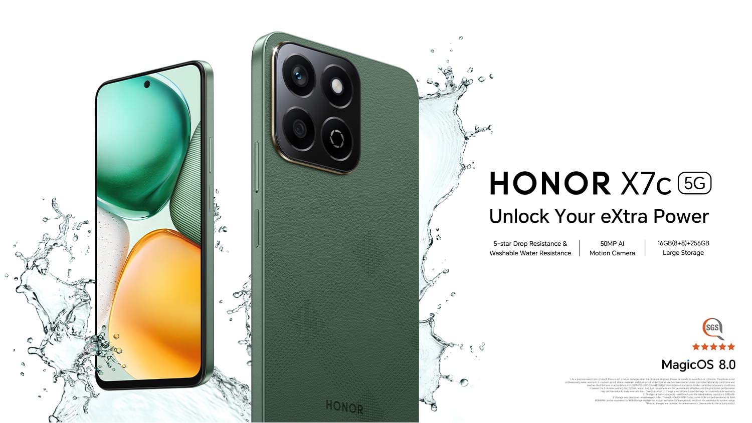 Entdecken Sie das Honor X7c: 5G-Power trifft auf elegantes Design