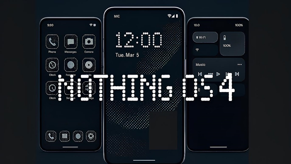 Nothing OS 4.0 Poster: Evolution der Benutzeroberfläche der Zukunft