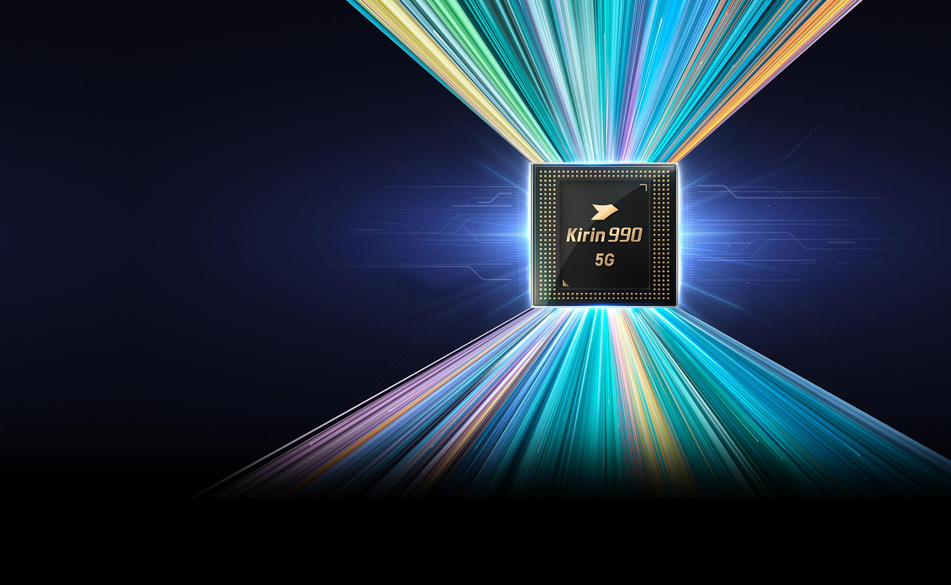 Neue Techno-Generation von Huawei: Kirin 900 wird überraschen Huawei prognostiziert die Zukunft: Erstes Promo-Bild von Kirin 900