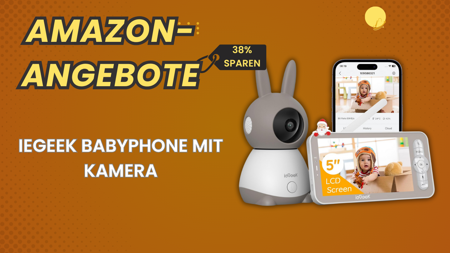 ieGeek 2K Babyphone mit Kamera – Premium-Überwachung jetzt 75€ günstiger! ieGeek 2K Babyphone mit Kamera – Premium-Überwachung jetzt 75€ günstiger!