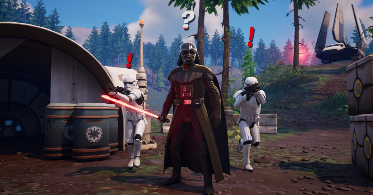 Das Imperium schlägt zurück: Schließe dich Darth Vader in Fortnite an Die Dunkle Seite greift an: Darth Vader ist jetzt in Fortnite