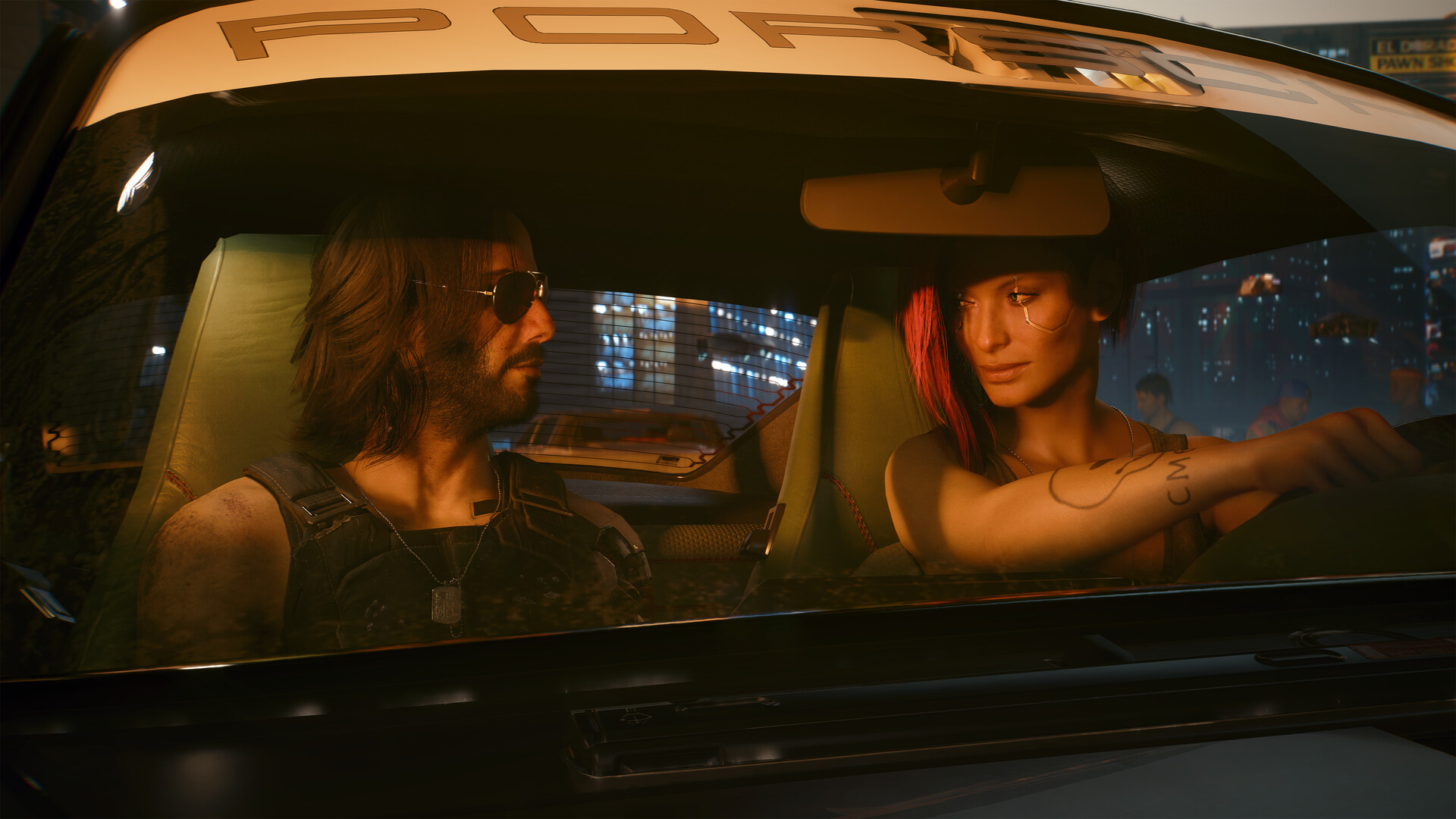 Erster Pen-Test: eine neue Aufnahme von Cyberpunk 2077 Ein atemberaubender Blick: der erste Screenshot von Cyberpunk 2077