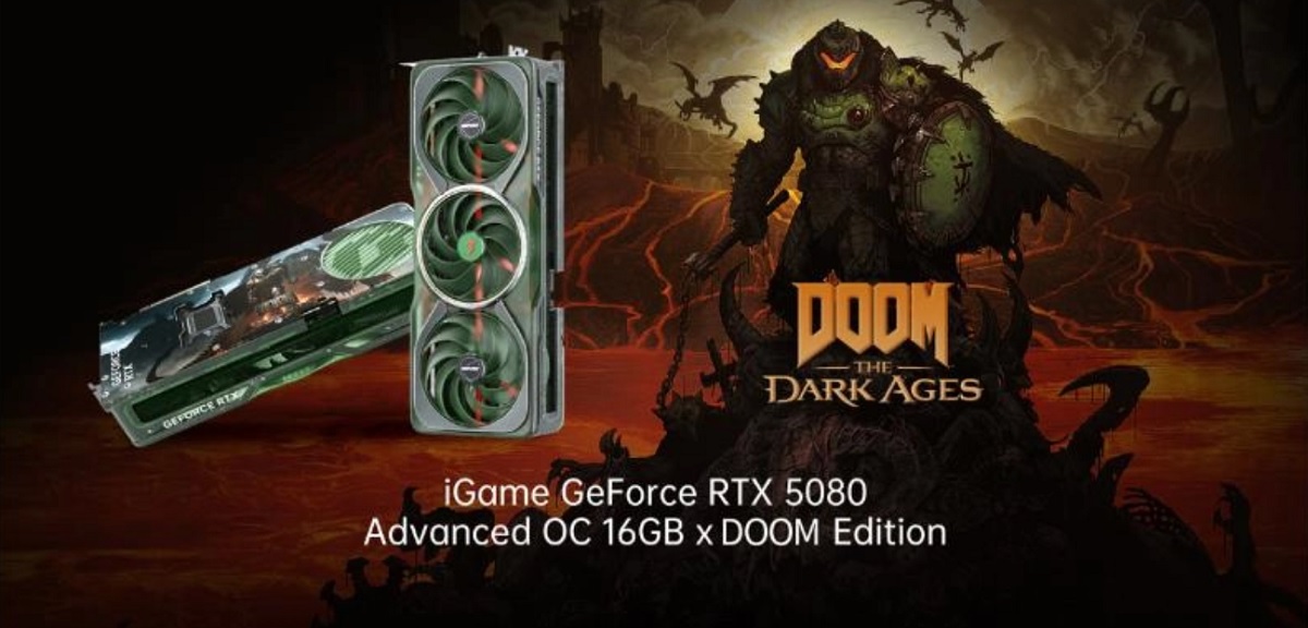 Entdecken Sie Gaming-Exzellenz mit der neuen iGame GeForce RTX 5080 Doom Edition iGame GeForce RTX 5080: Die Doom Edition, die Sie nicht verpassen dürfen!
