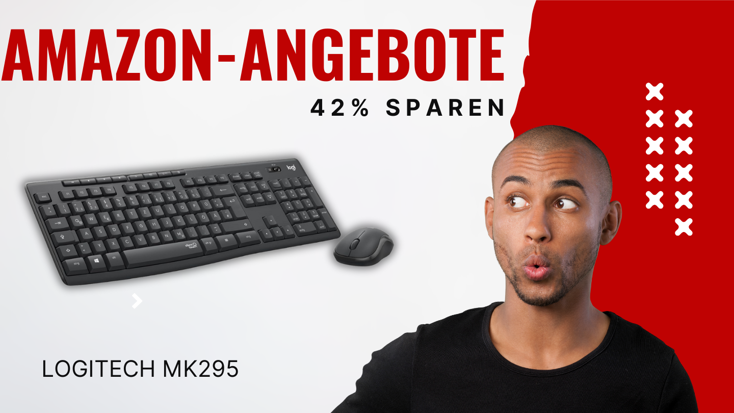 Logitech MK295 – Kabelloses Tastatur-Maus-Set mit 42% Preisvorteil