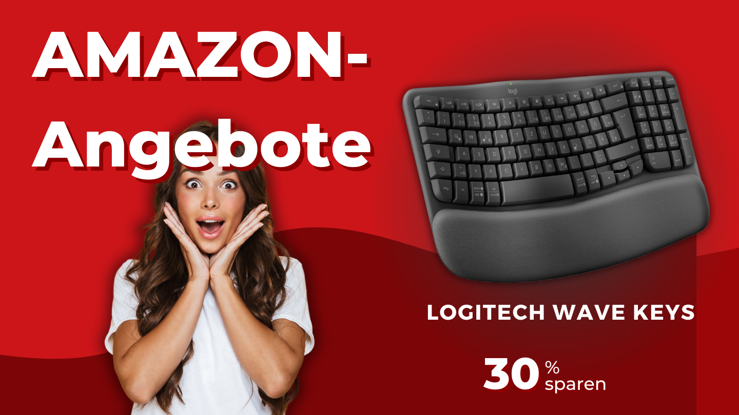 Logitech Wave Keys Ergonomische Tastatur – Gesunde Arbeitsplätze für 24€ weniger! Logitech Wave Keys Ergonomische Tastatur – Gesunde Arbeitsplätze für 24€ weniger!