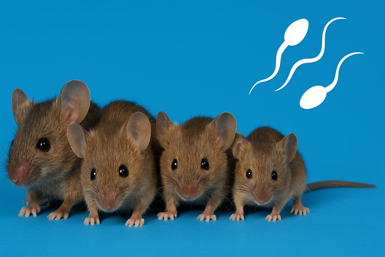 Mäuse ohne Mutter: Wissenschaftler haben gesunde Mäuse aus zwei Spermatozoen gezüchtet