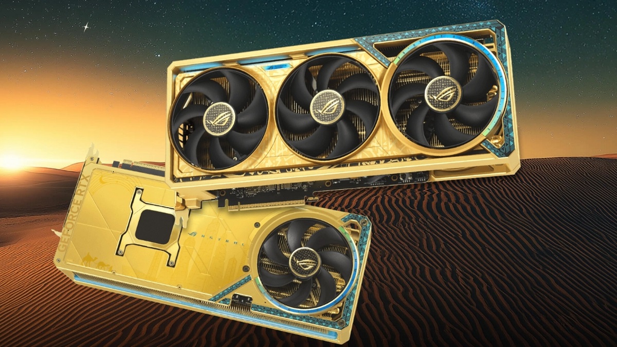 Wir stellen die GeForce RTX 5090 Dhahab vor: Luxus trifft auf Leistung mit ASUS ROG ASUS ROG stellt luxuriöse GeForce RTX 5090 Dhahab Edition vor