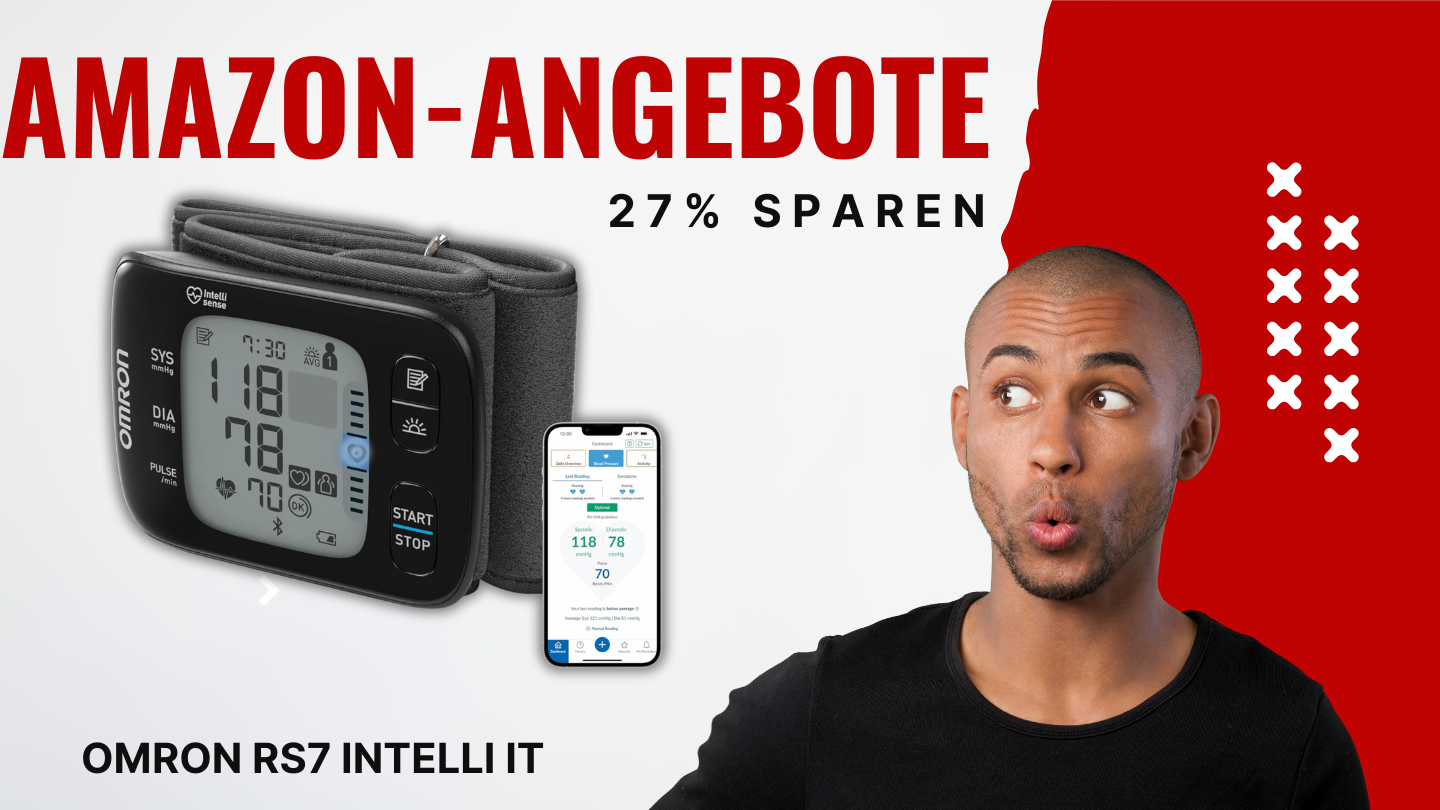 OMRON RS7 Intelli IT Blutdruckmessgerät – Jetzt 27% reduziert! OMRON RS7 Intelli IT Blutdruckmessgerät – Jetzt 27% reduziert!