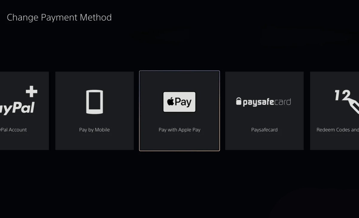 Endlich! Apple Pay ist jetzt auf Ihrer PS5 verfügbar Apple Pay kommt auf die PS5: Jetzt wird das Einkaufen schneller und bequemer