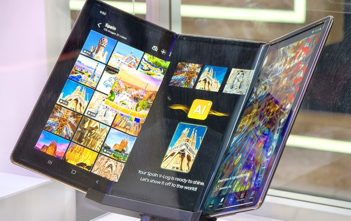 Die Zukunft ist da: Galaxy Z TriFold Konzept von Samsung Galaxy Z TriFold: Eine neue Ära der faltbaren Geräte