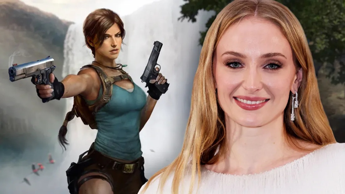 Kreative Forschung: Die Collage von Sophie Turner als Lara Croft sorgt bei den Fans für Aufregung Sophie Turner als Lara Croft: Die Fantasien der Fans in einer Collage reflektiert