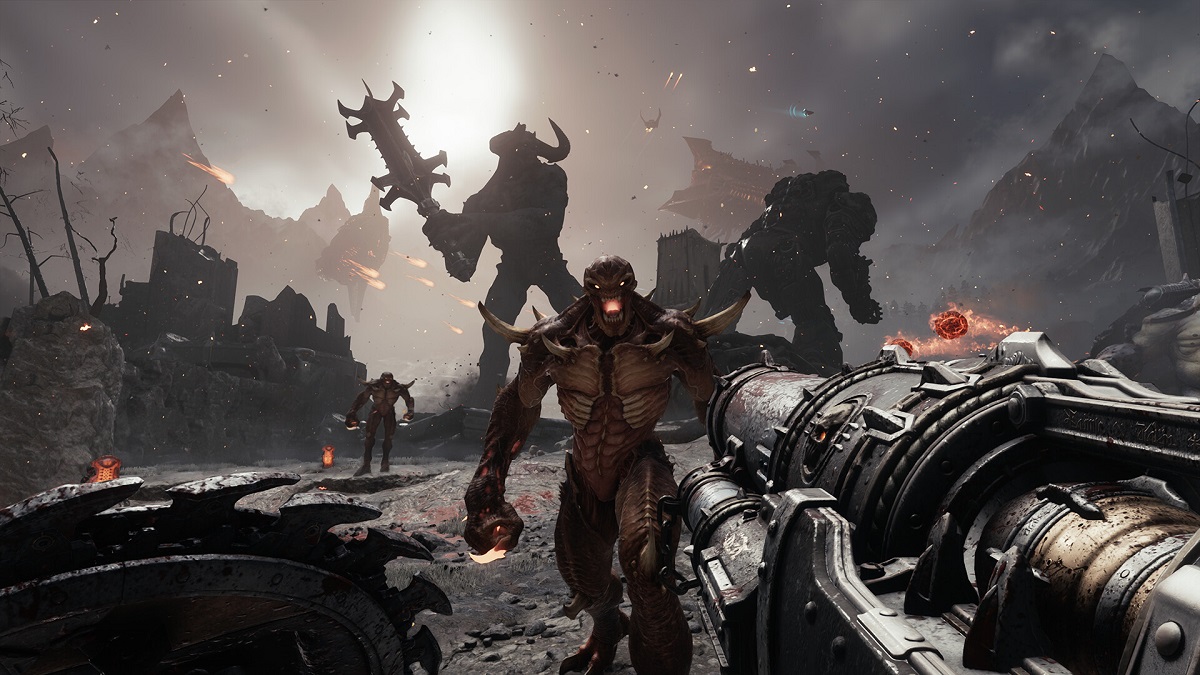 Eine ungewöhnliche Wendung: ein erster Blick auf DOOM: The Dark Ages Eine neue Ära! DOOM: The Dark Ages-Screenshot schockiert Fans