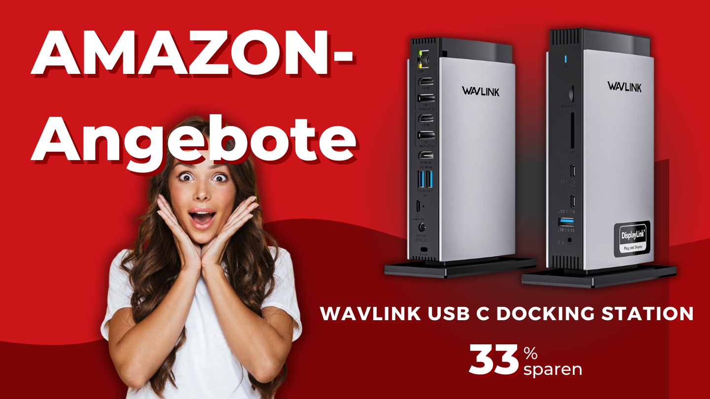 WAVLINK USB-C Docking Station 15-in-1 – Satte 60€ günstiger!