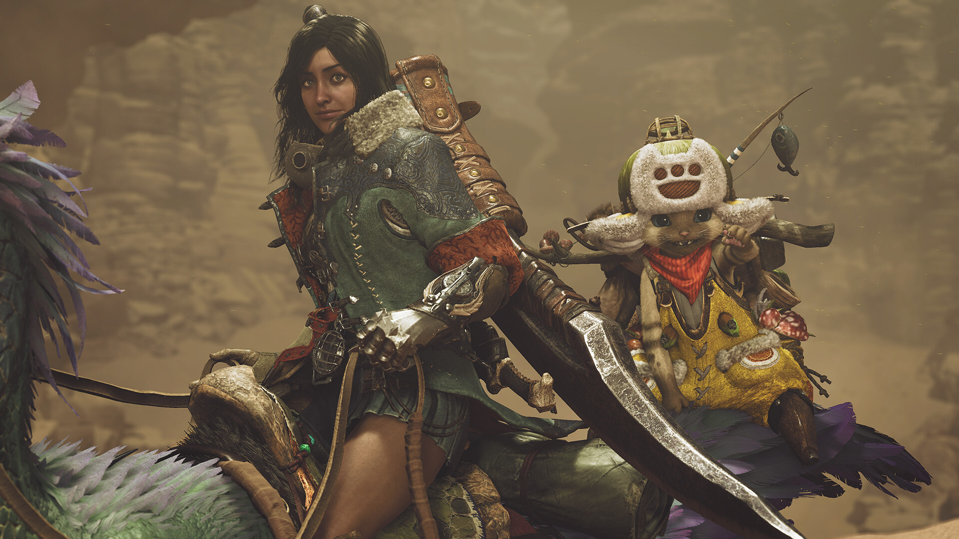 Screenshot aus Monster Hunter Wilds - erkunden Sie die unentdeckte Welt der Jagd Erstes Treffen mit Monster Hunter Wilds - exklusiver Screenshot!