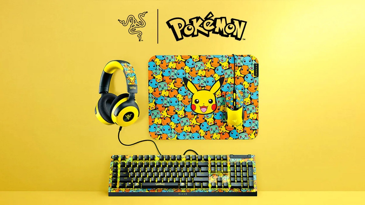 Verbessern Sie Ihr Setup mit Razers exklusiver Pokémon Kollektion Razer entfesselt Pokémon Edition Gear: Fang sie alle mit Stil