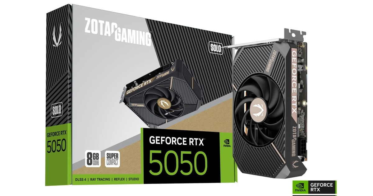 ZOTAC GAMING stellt die elegante GeForce RTX 5050 SOLO vor