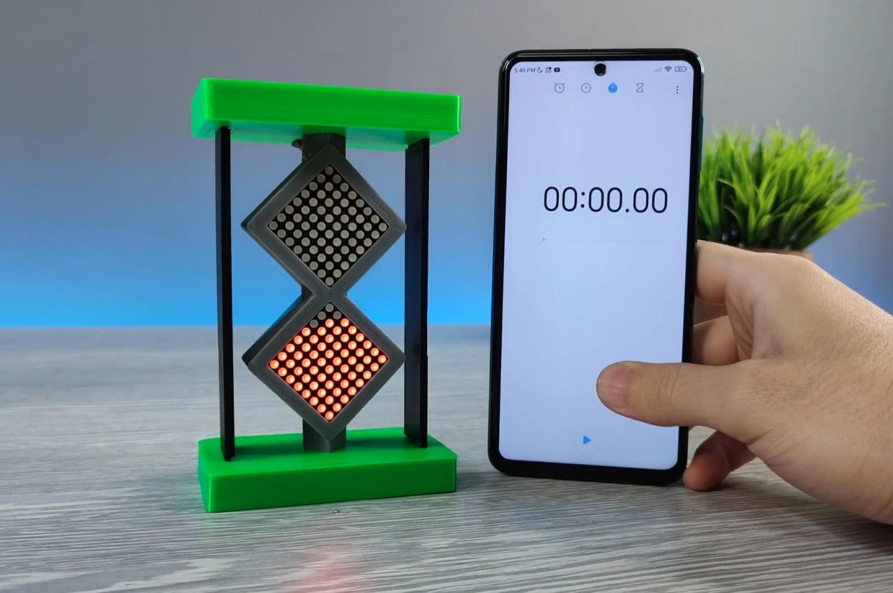 Diese digitale DIY-Sanduhr vermittelt ein Retro-Feeling ohne den unordentlichen Sand-5
