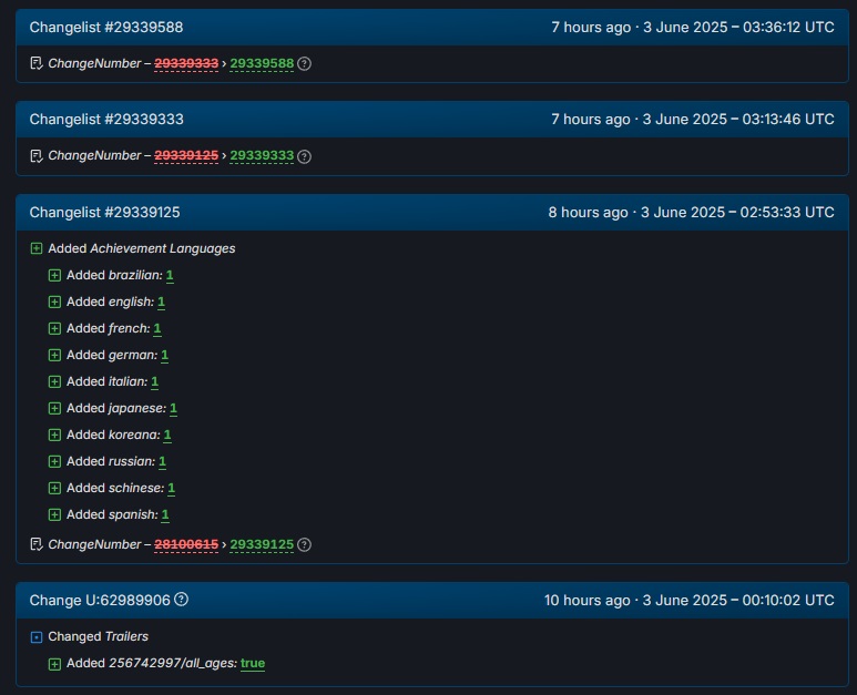 Screenshot der SteamDB-Seite des Spiels Screenshot der SteamDB-Seite des Spiels