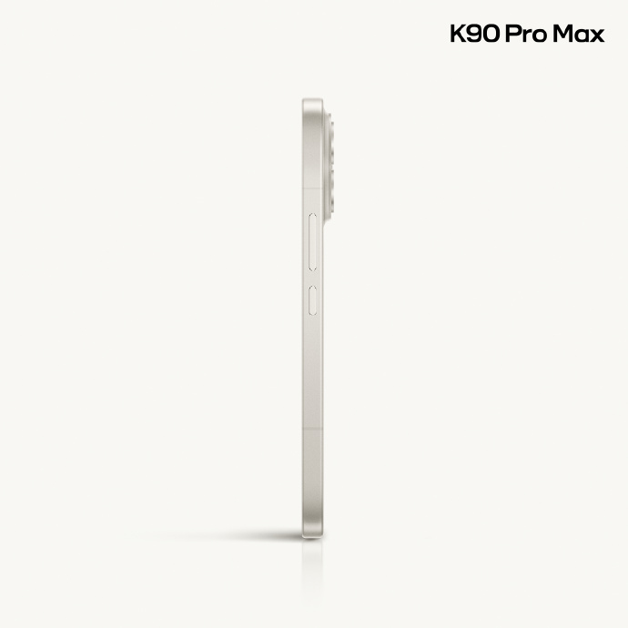So wird das Redmi K90 Pro Max aussehen-2 Bild des Redmi K90 Pro Max-Smartphones aus einem anderen Winkel