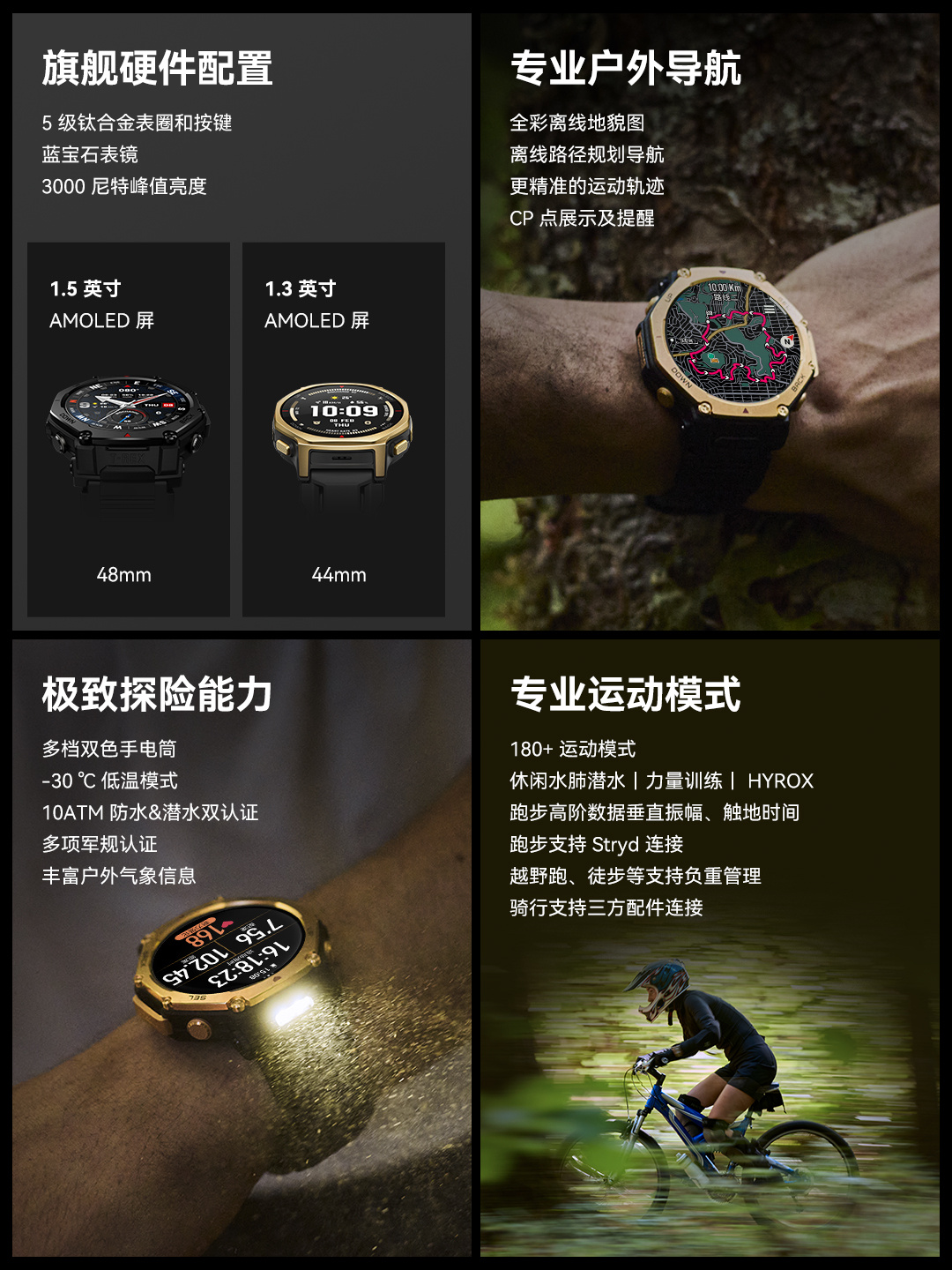Amazfit hat eine 44-mm-Version der T-Rex 3 Pro mit AMOLED-Display und 10 ATM Wasserdichtigkeit vorgestellt-3 Amazfit T-Rex 3 Pro zusätzl. Bild