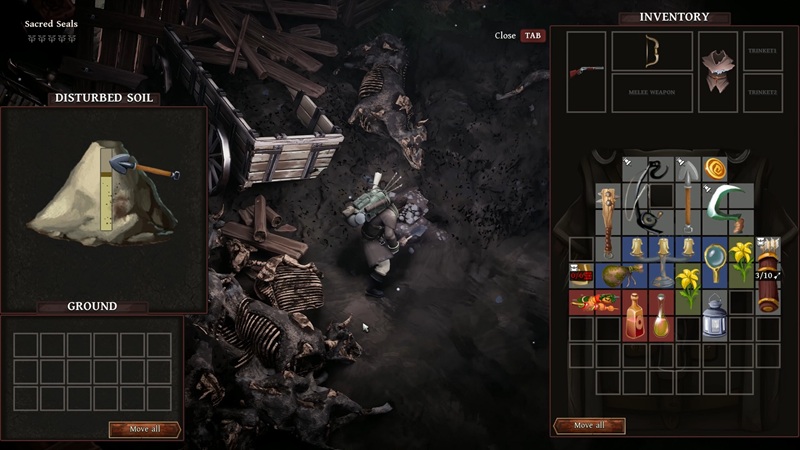 Der düstere Ort aus dem Spiel Peregrino