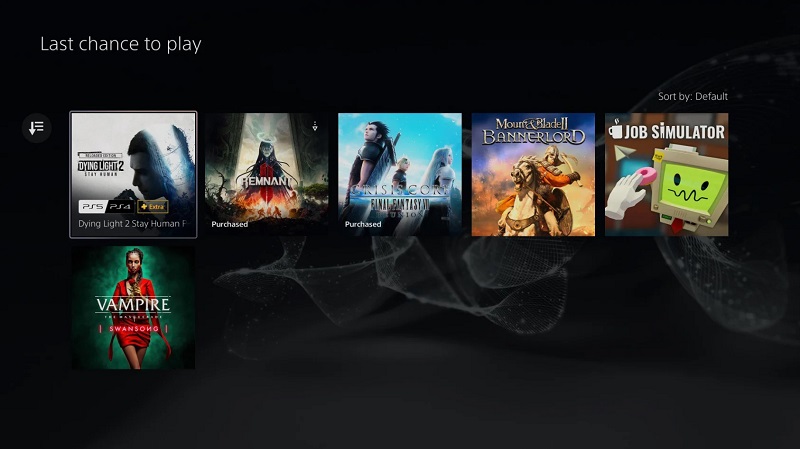 Spiele, die PS Plus verlassen werden Ein Bild der Spiele, die auf PS Plus verfügbar sind