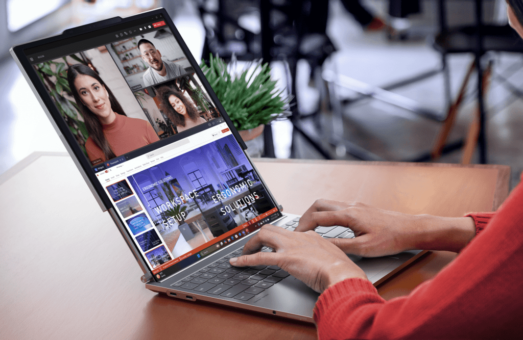 ThinkBook Plus Gen 6 im aufgeklappten Zustand ThinkBook Plus Gen 6 im aufgeklappten Zustand