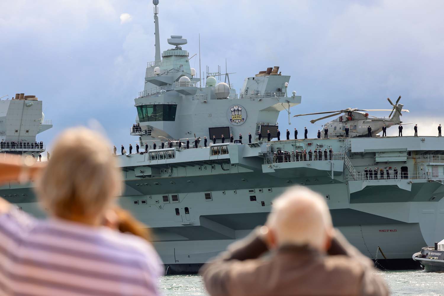 Die 3,85 Milliarden Dollar teure HMS Prince of Wales ist in die USA ausgelaufen - Großbritanniens größter Flugzeugträger wird mit F-35B-Kampfjets, MV-22-Wandlerflugzeugen und Drohnen ausgestattet-2 Die 3,85 Milliarden Dollar teure HMS Prince of Wales ist in die USA ausgelaufen - Großbritanniens größter Flugzeugträger wird mit F-35B-Kampfjets, MV-22-Wandlerflugzeugen und Drohnen ausgestattet-2