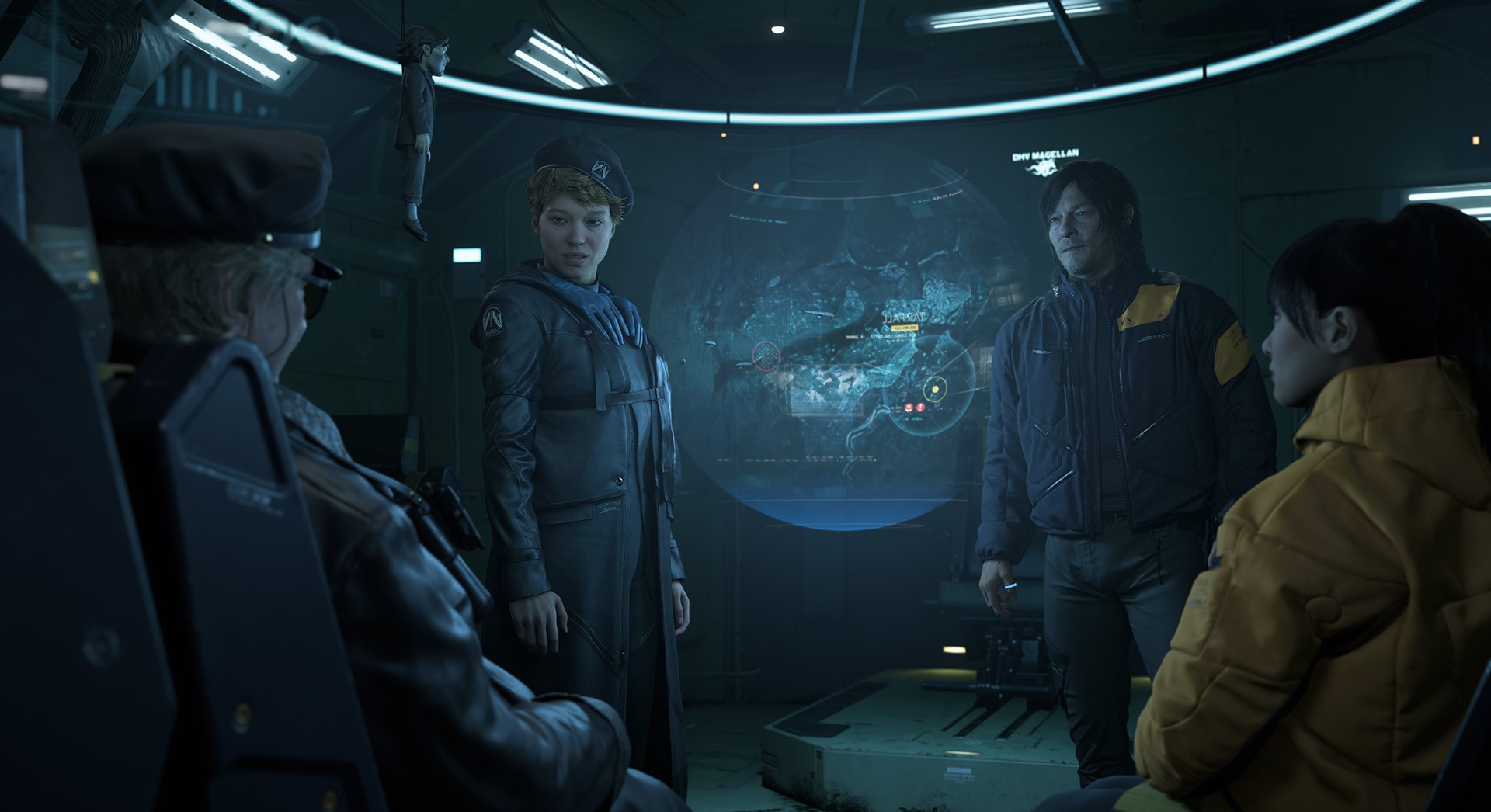 Eine Szene aus Death Stranding 2, wo Kino und Spiele sich verweben