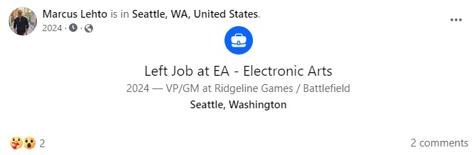 Der Leiter des Spiels Battlefield 2042 hat Electronic Arts und das Studio Ridgeline Games verlassen-2 Der Leiter des Spiels Battlefield 2042 hat Electronic Arts und das Studio Ridgeline Games verlassen-2