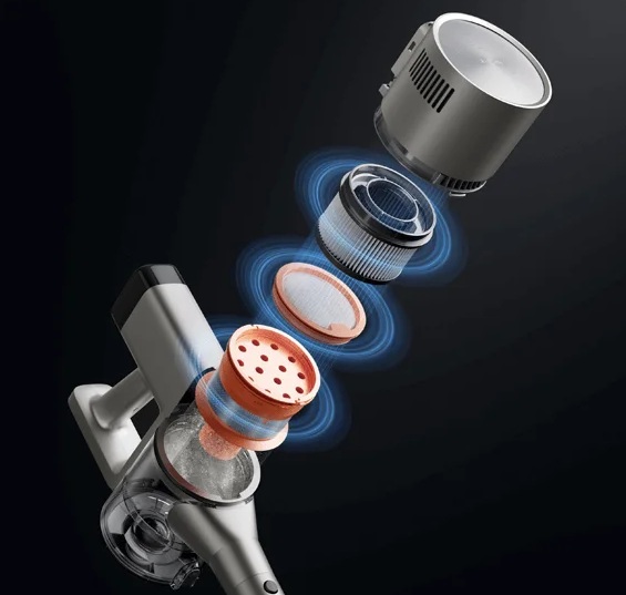 Nahaufnahme des vertikalen Staubsaugers Xiaomi G30 Max Nahaufnahme des vertikalen Staubsaugers Xiaomi G30 Max