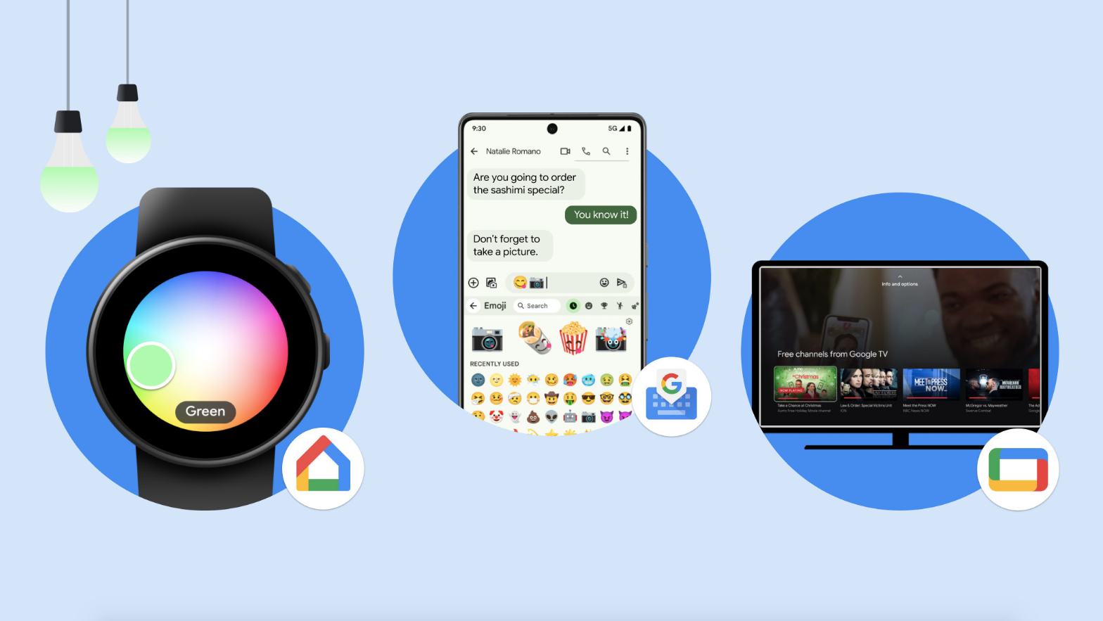 Google hat Android, WearOS und Google TV mit KI-gesteuerten Funktionen aktualisiert
