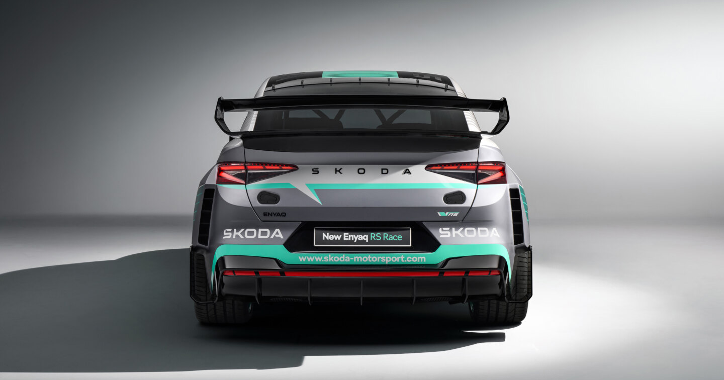 Skoda Enyaq RS Race Karosseriedesign