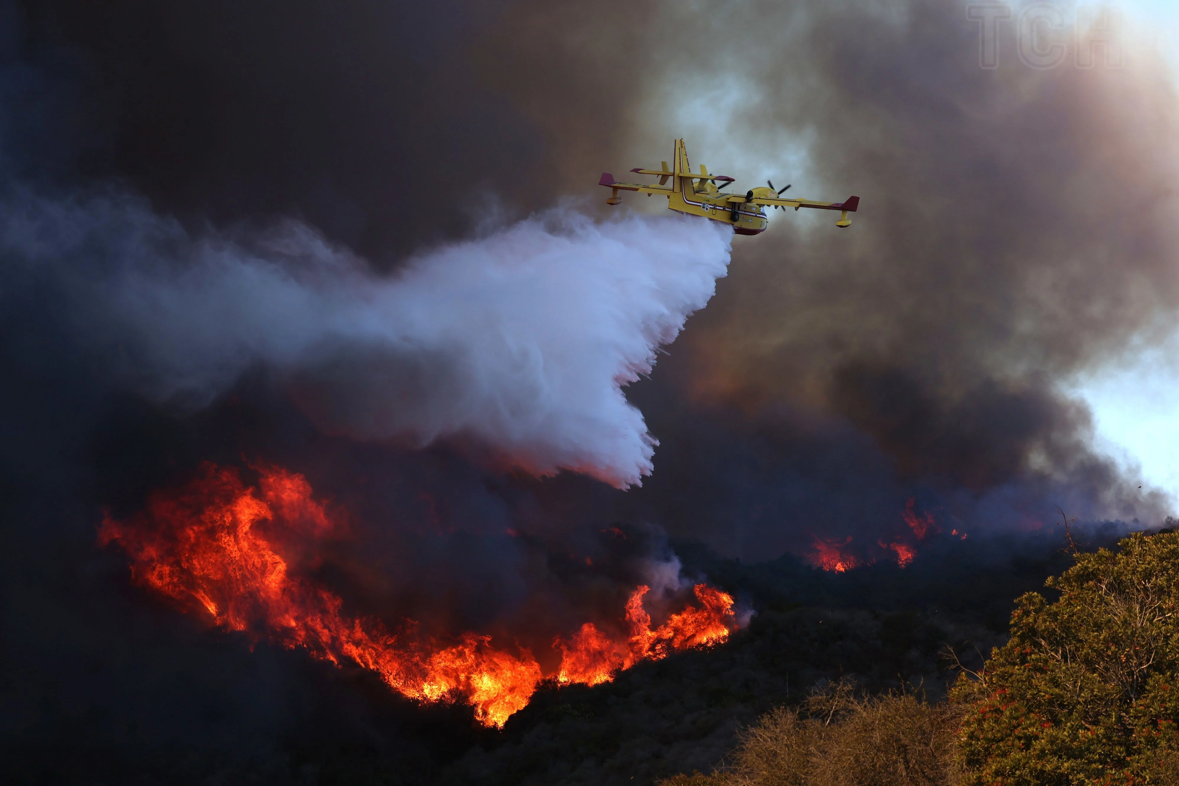 Evakuierung in Los Angeles wegen eines Brandes Evakuierung in Los Angeles wegen eines Brandes