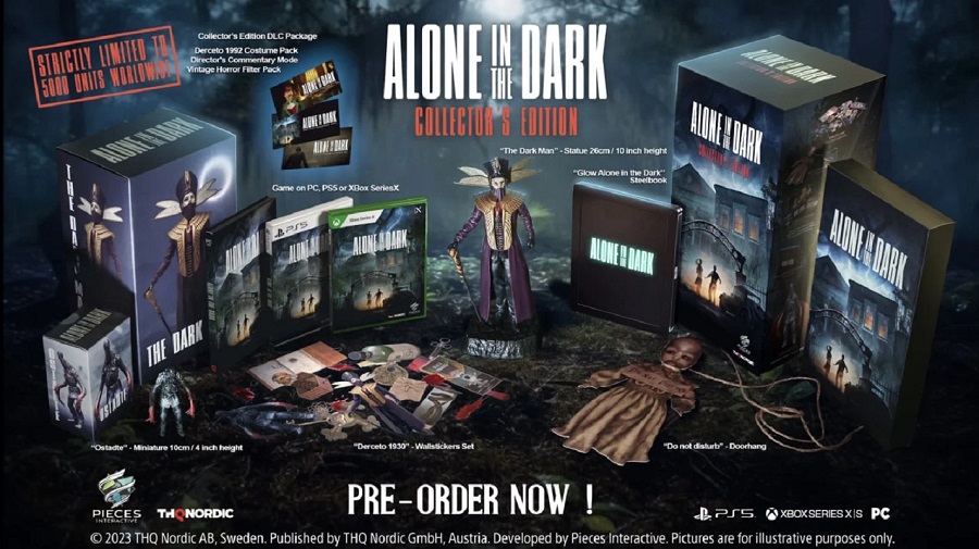 Werde einer von 5000: THQ Nordic hat eine limitierte Sammleredition des Horrorspiels Alone in the Dark (2023) herausgebracht-2 Werde einer von 5000: THQ Nordic hat eine limitierte Sammleredition des Horrorspiels Alone in the Dark (2023) herausgebracht-2