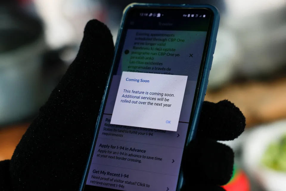 CBP One App CBP One App. Illustration: Reuters