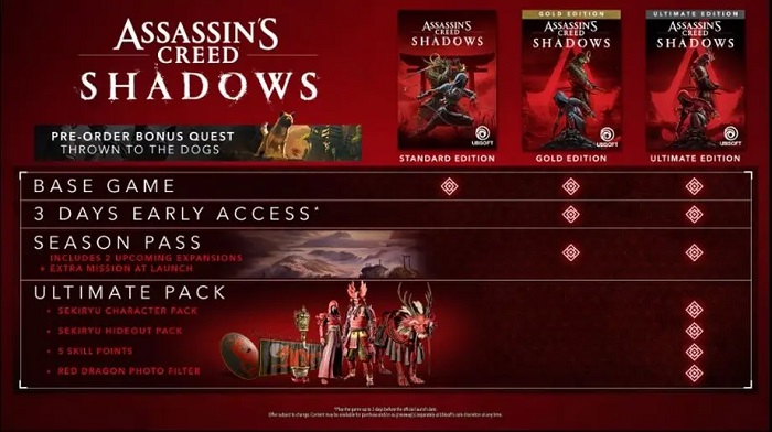 Ubisoft hat eine Deluxe-Collector's Edition von Assassin's Creed Shadows herausgebracht: Fans der Serie werden sie sich nicht entgehen lassen können-2 Ubisoft hat eine Deluxe-Collector's Edition von Assassin's Creed Shadows herausgebracht: Fans der Serie werden sie sich nicht entgehen lassen können-2