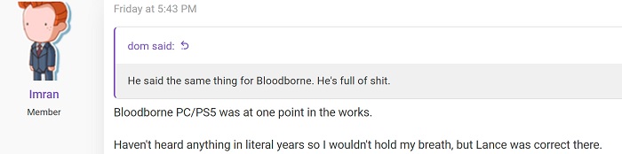 Insider: Sony arbeitete tatsächlich an einer aktualisierten Version von Bloodborne für PS5 und PC, hat diese Pläne aber aus irgendeinem Grund aufgegeben-2 Insider: Sony arbeitete tatsächlich an einer aktualisierten Version von Bloodborne für PS5 und PC, hat diese Pläne aber aus irgendeinem Grund aufgegeben-2