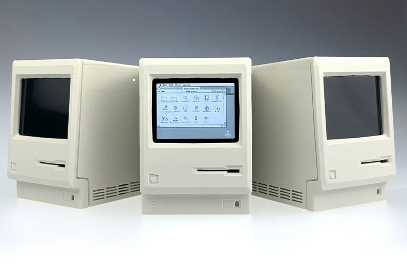 Eine funktionsfähige Kopie des Macintosh basierend auf Raspberry Pi Pico Eine funktionsfähige Kopie des Macintosh basierend auf Raspberry Pi Pico