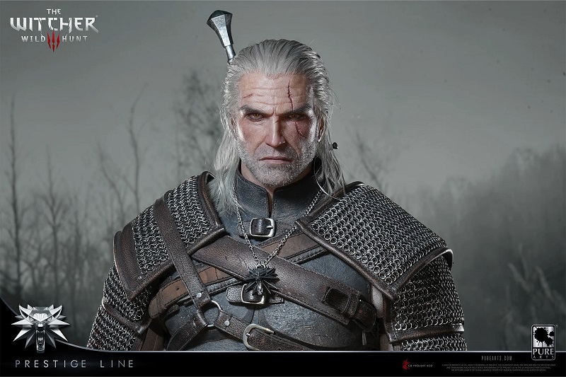 Die Figur des Geralt aus The Witcher