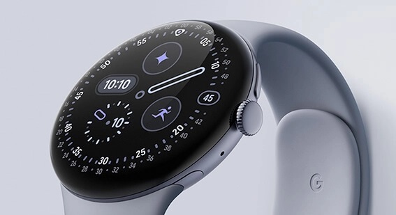 Render der Pixel Watch 4 Smartwatch
