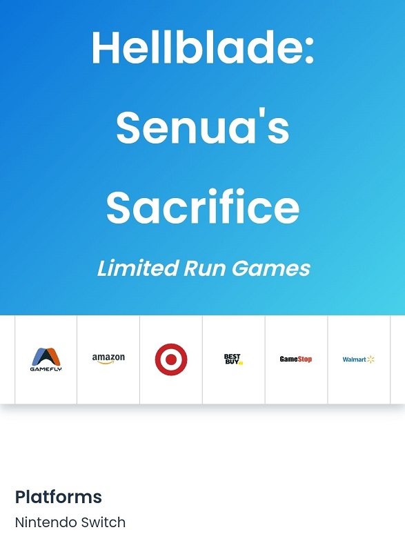 Hellblade: Senuas Opfer. Bild aus Hellblade: Senuas Opfer