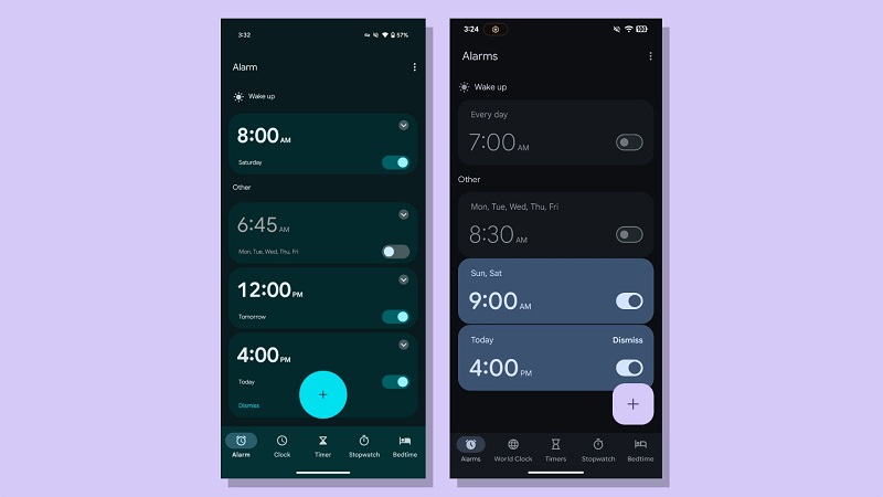 Ein Bild der aktuellen Oberfläche der Android-Uhr Ein Bild der aktuellen Oberfläche der Android-Uhr