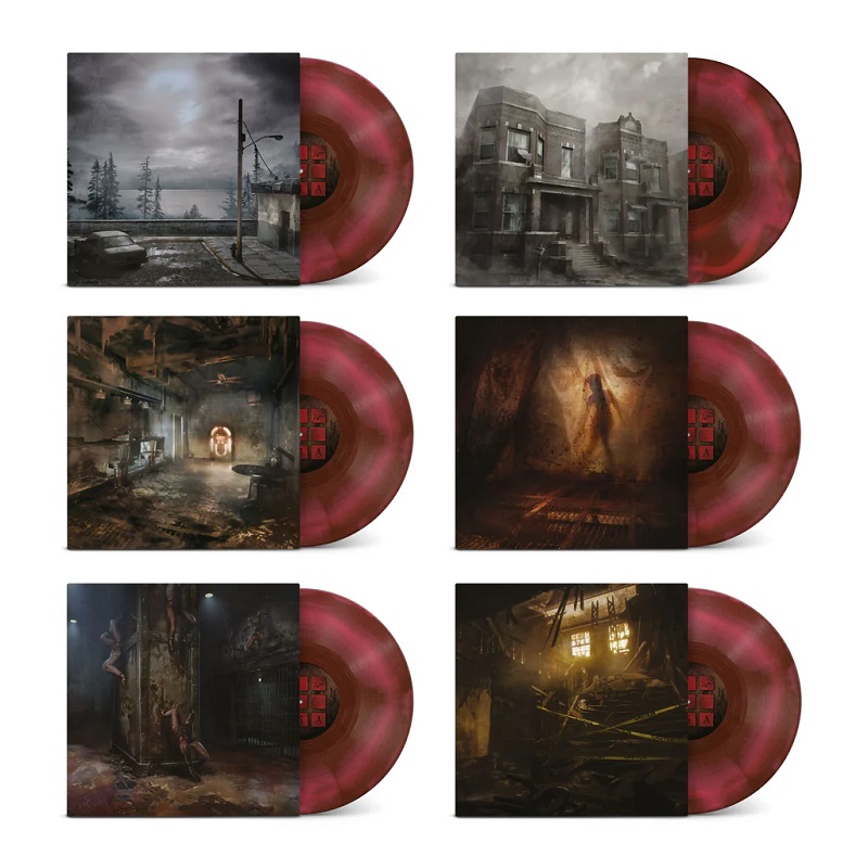 Silent Hill 2 Limited Edition Deluxe X6LP Boxset Vinyl Set Cover Silent Hill 2 Limited Edition Deluxe X6LP Boxset Vinyl Set Cover