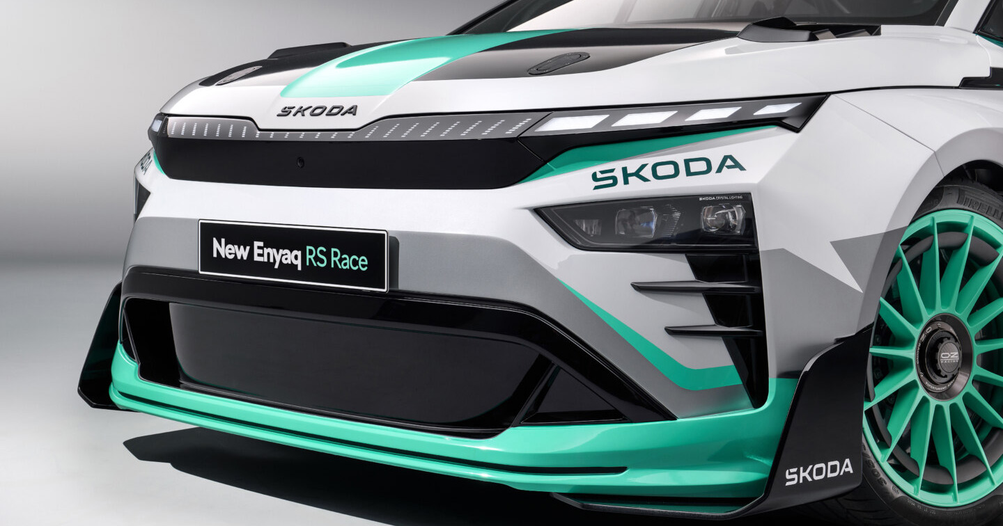Interieur des Skoda Enyaq RS Race