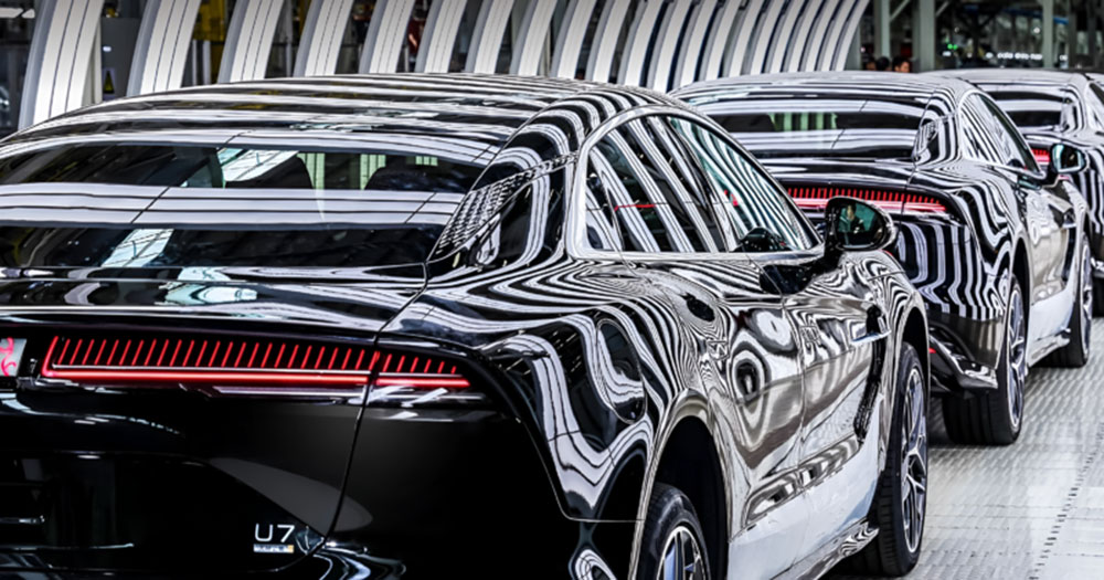 Innenraum der Premium-Limousine Yangwang U7 Innenraum der Premium-Limousine Yangwang U7