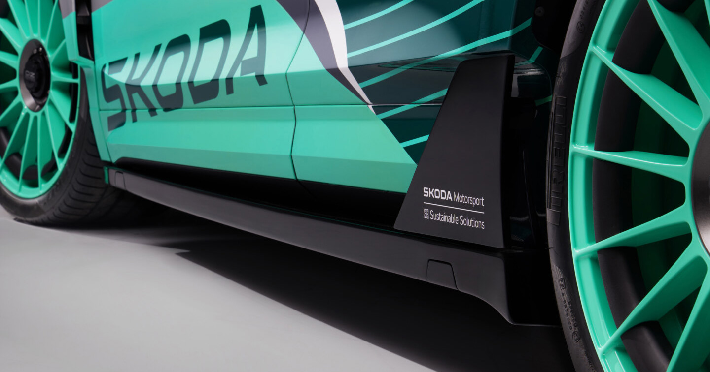 Skoda Enyaq RS Race digitales Dashboard