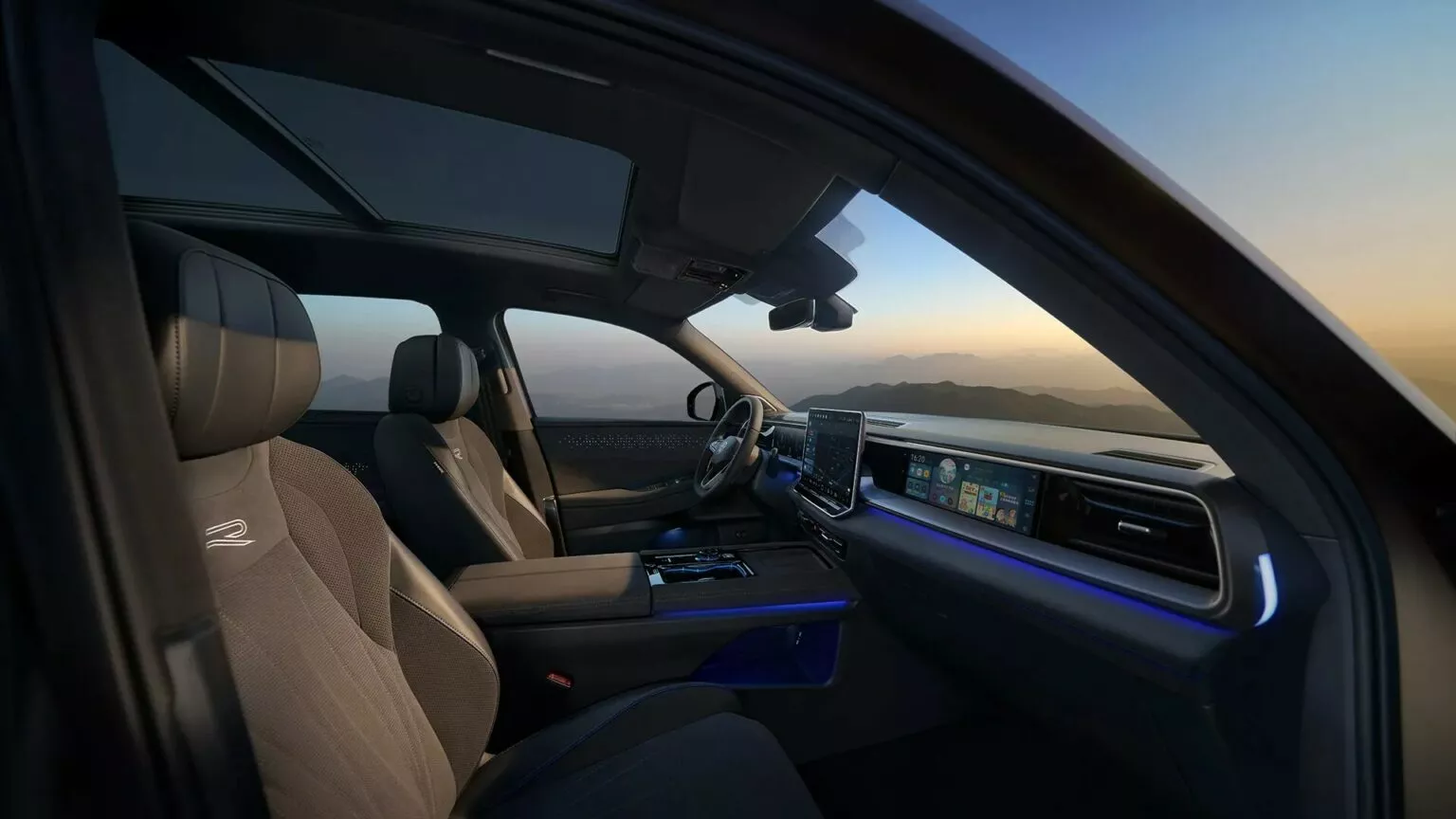 Hintere Sitzreihe im VW Teramont Pro Hintere Sitzreihe im VW Teramont Pro